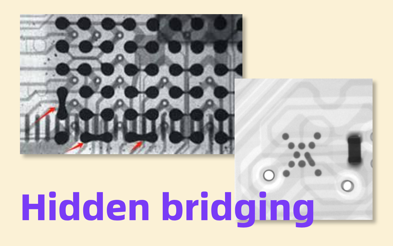 3.3 Hidden bridging under bottom-terminated componentsv 3.3 Скрытая перемычка под компонентами с нижним подключениемv
