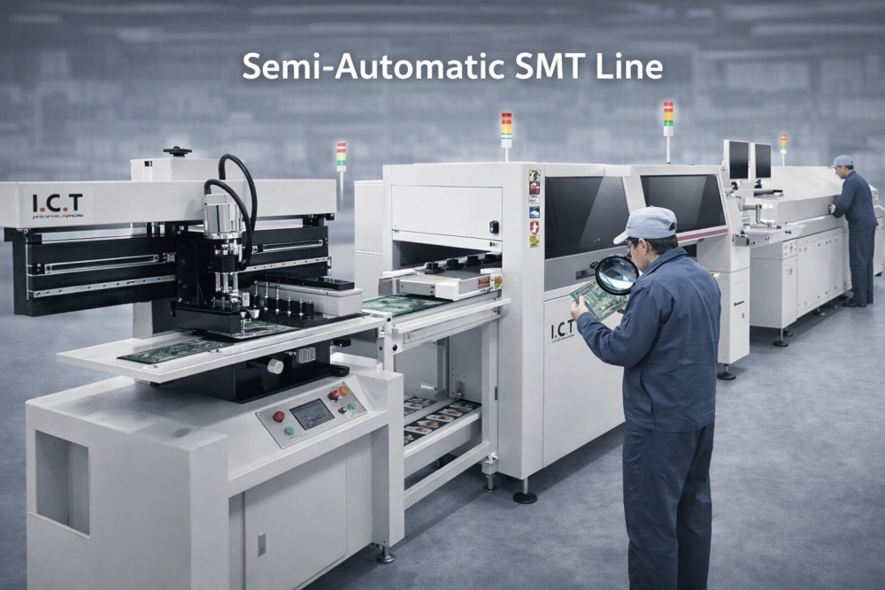 Semi-Automatic SMT Line Полуавтоматическая линия SMT