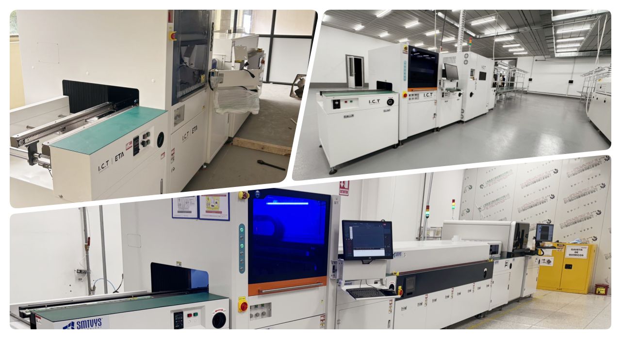 Conformal Coating Machine Line 105 Линия машин для нанесения конформного покрытия 105
