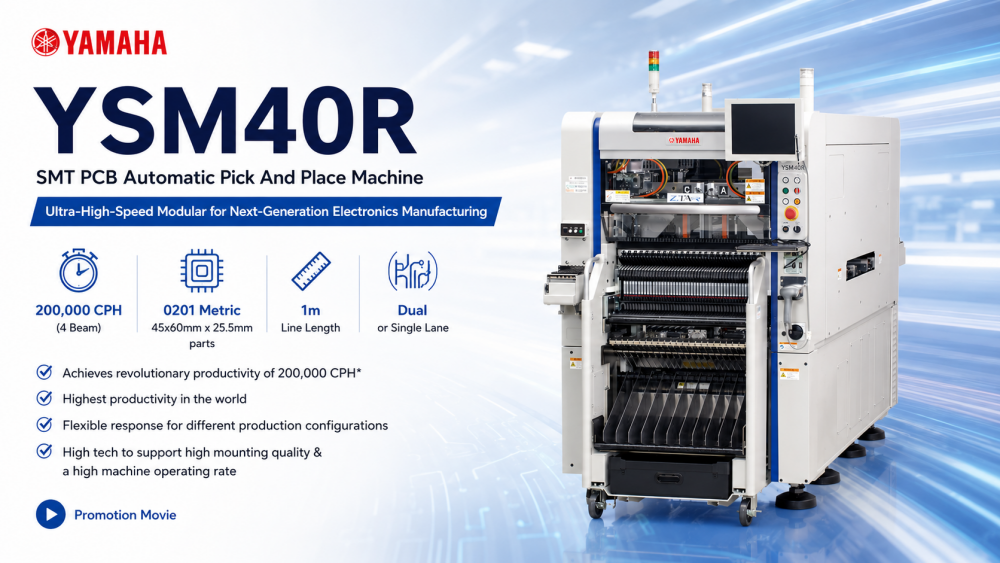 Yamaha Yamaha SMT PCB Automatic Pick And Place Machine Yamaha Yamaha SMT PCB Автоматическая машина для захвата и размещения