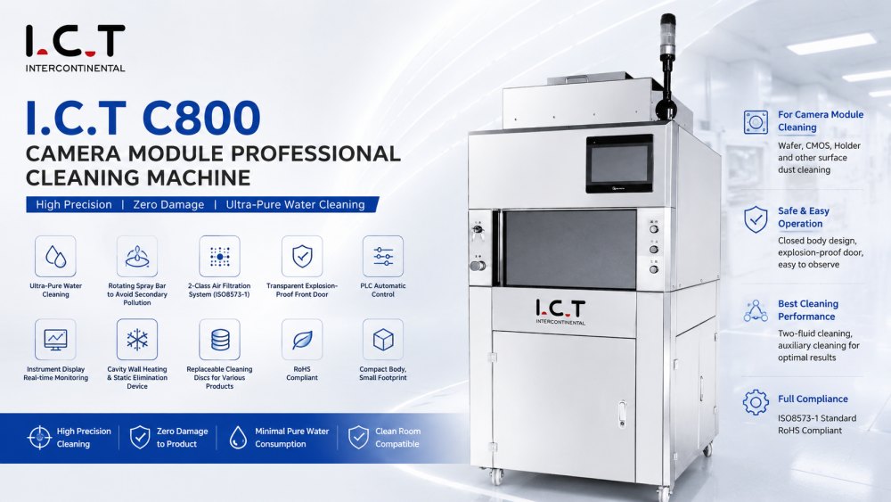 Camera Module Cleaning Machine I.C.T-C800 Машина для очистки модуля камеры I.C.T-C800