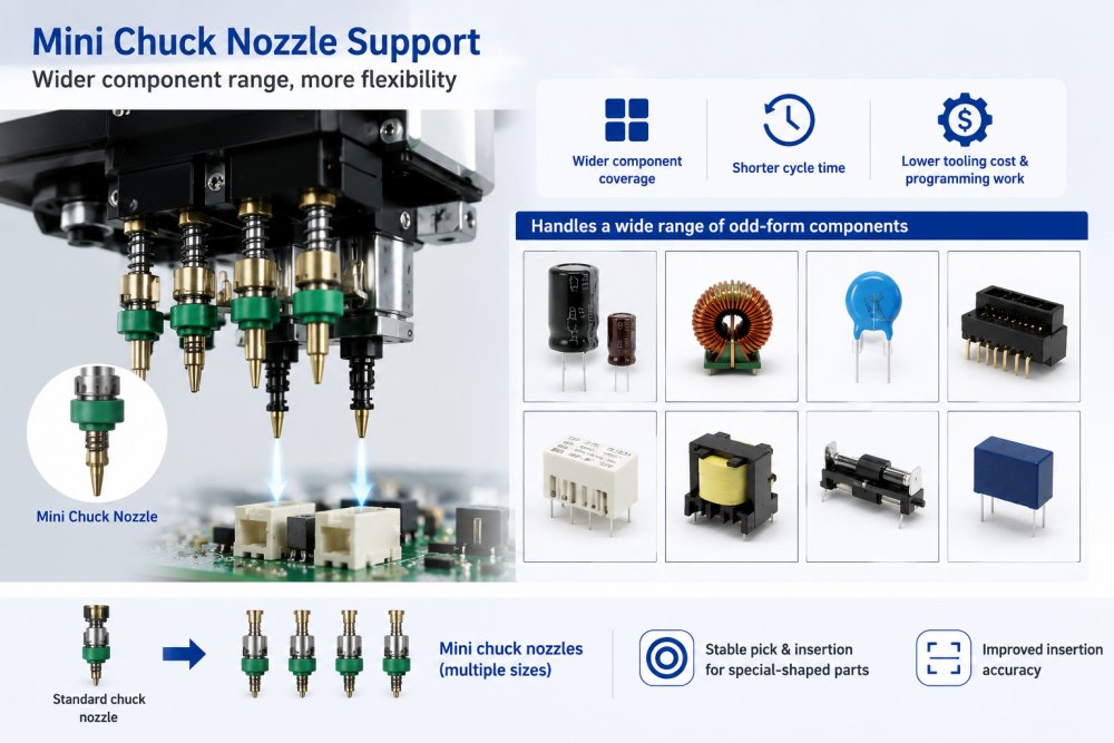 Mini Chuck Nozzle Support Поддержка сопла мини-патрона