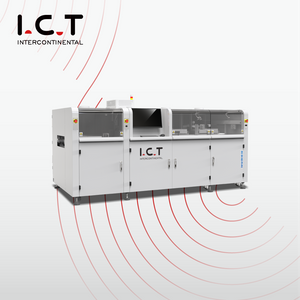 I.C.T-SS550P1 |Полностью автоматический онлайн-аппарат для селективной волновой пайки PCB с 2 ваннами для припоя 