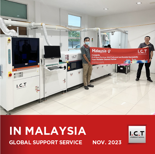  I.C.T поставляет линию нанесения покрытия PCBA для производства электроники в Малайзии