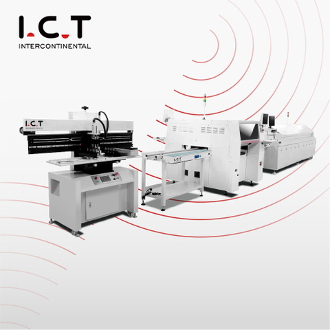 I.C.T |Экономичная полуавтоматическая линия высокого качества SMT LED