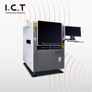 I.C.T-510 |3D-лазерная печатная машина для этикеток, машина для лазерной маркировки зеленого цвета