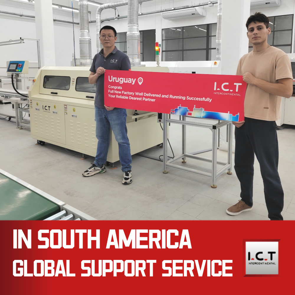 I.C.T | SMT Аппарат волновой пайки DIP PCB Система волновой пайки