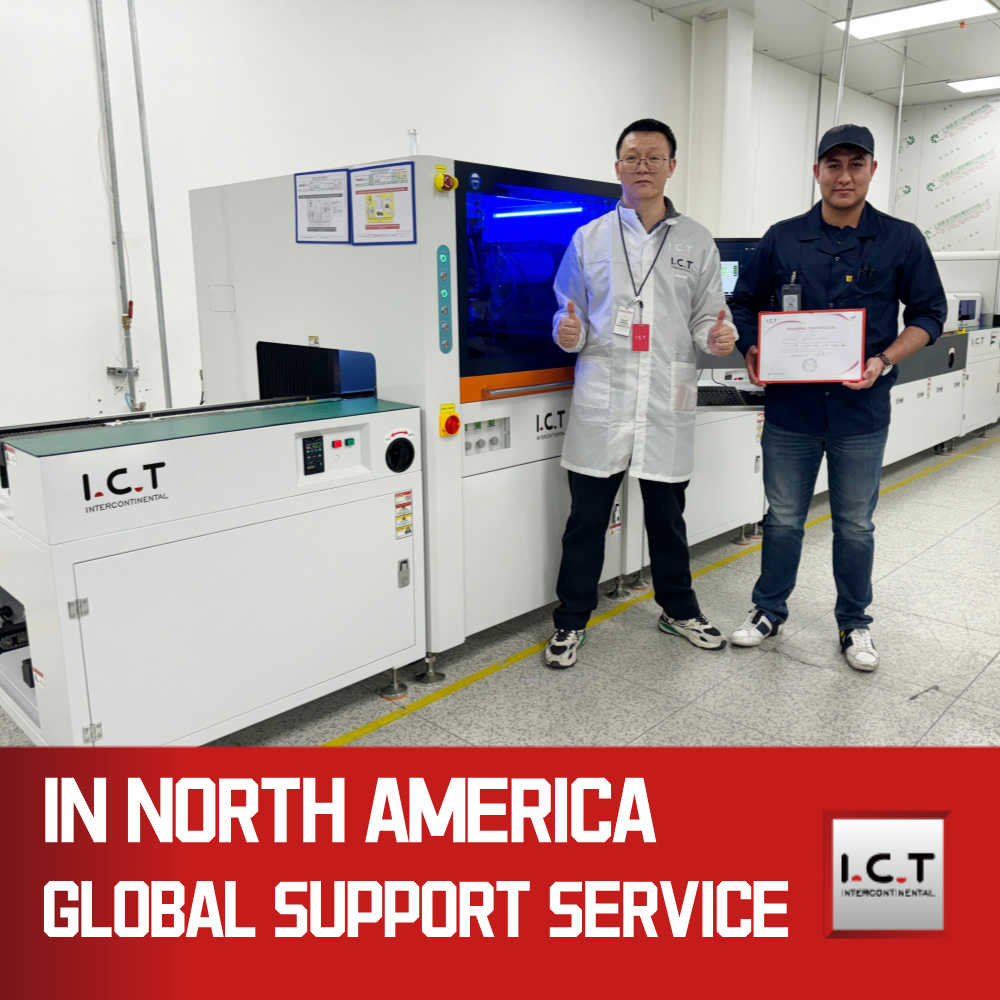 I.C.T | SMT Машина для нанесения двойного цифрового конформного покрытия PCB Производственная линия