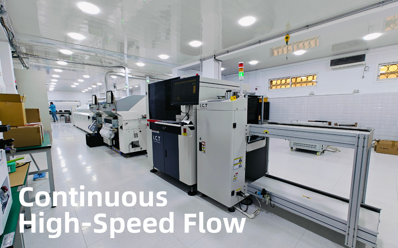 3. Линейная компоновка – разработана для обеспечения стабильного высокоскоростного потока.