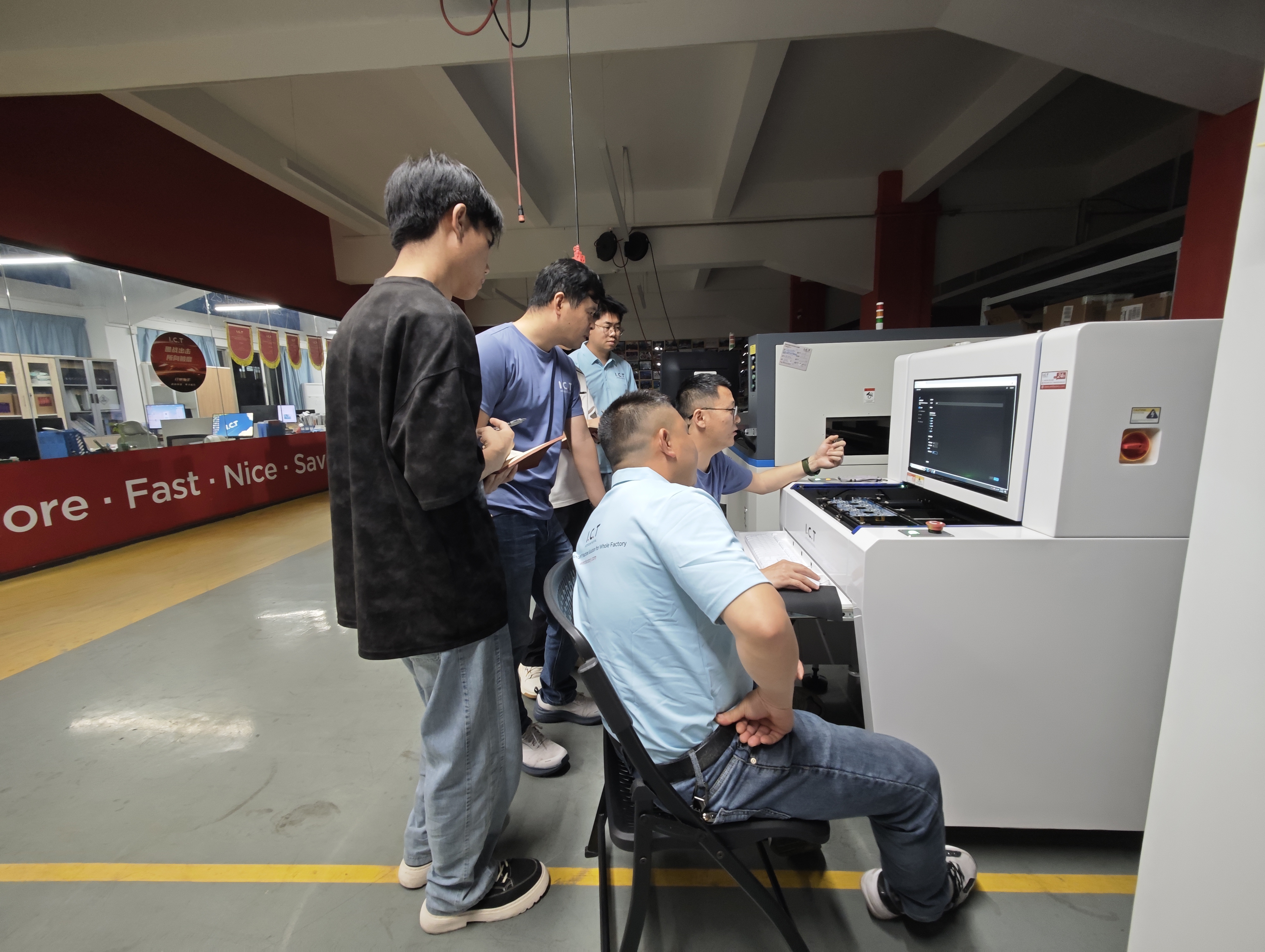 Автономное обучение AOI в системе I.C.T-V8