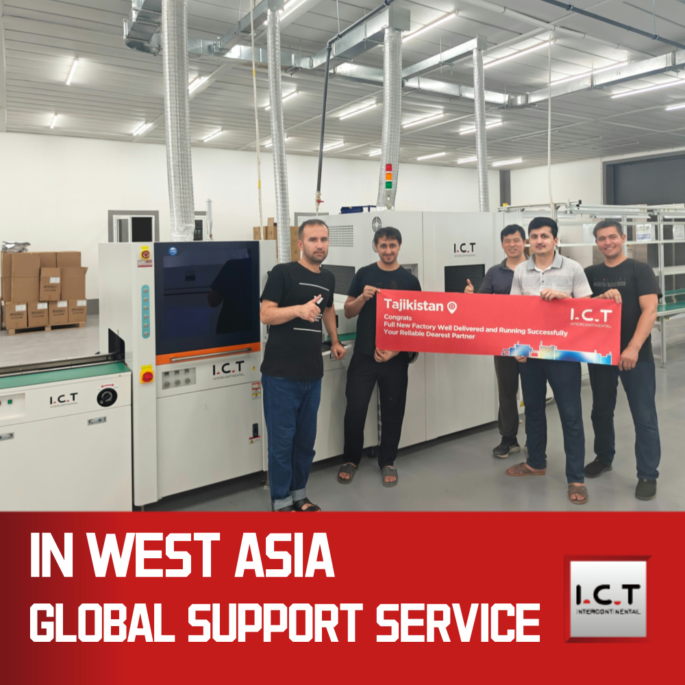 I.C.T | SMT Машина для нанесения двойного цифрового конформного покрытия PCB Производственная линия