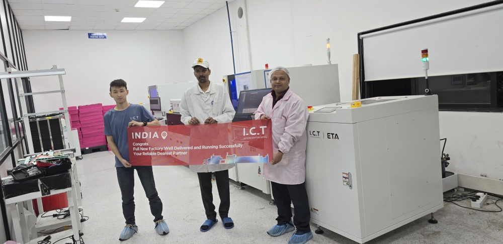 I.C.T SMT Линейная машина в Индии