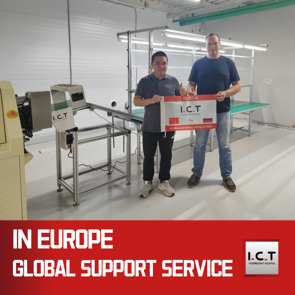 I.C.T | Машина для пайки волной без свинца с двойной платформой для Iphone