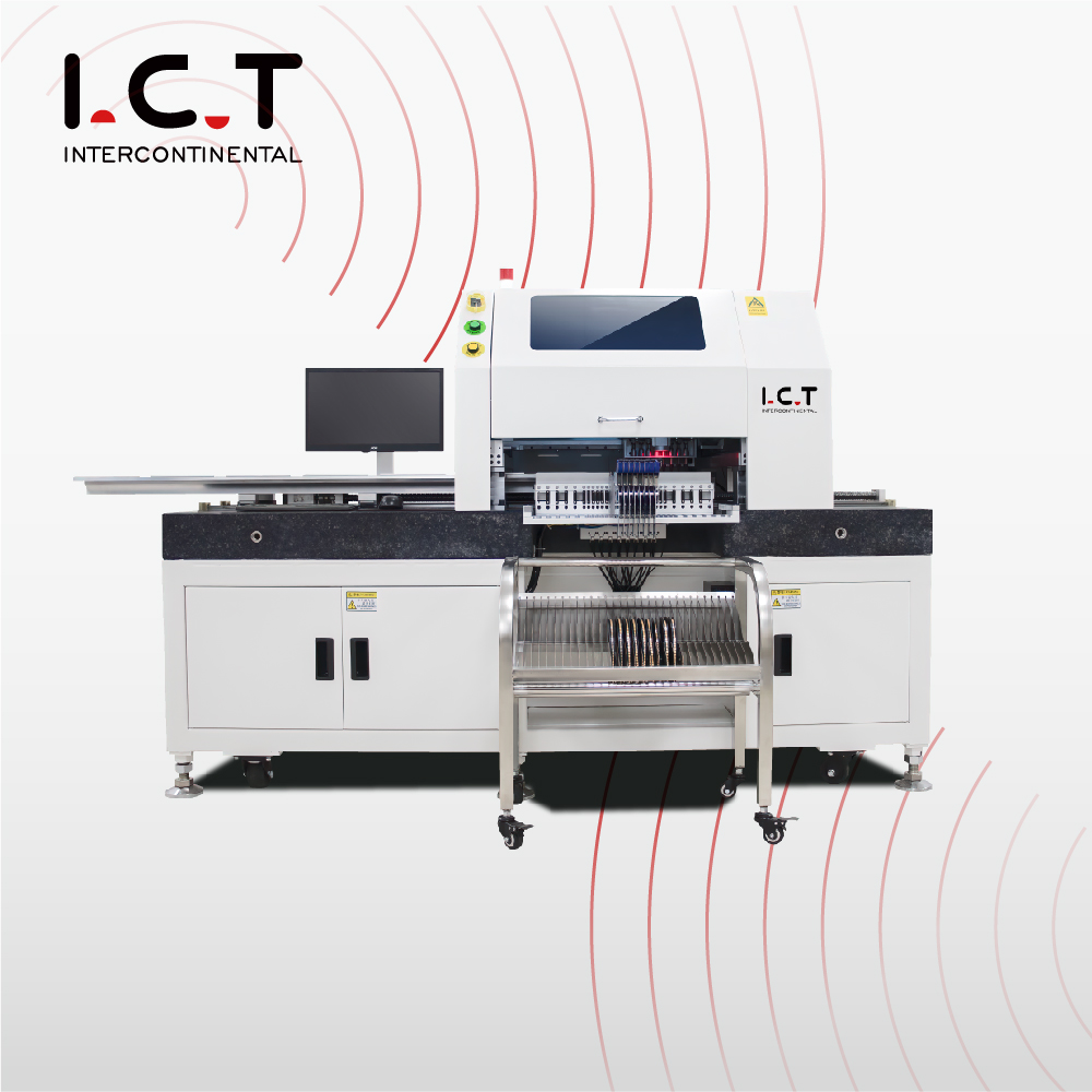 I.C.T |PCB Сборка SMT Выбор и SMD размещение Размещение больших компонентов станка