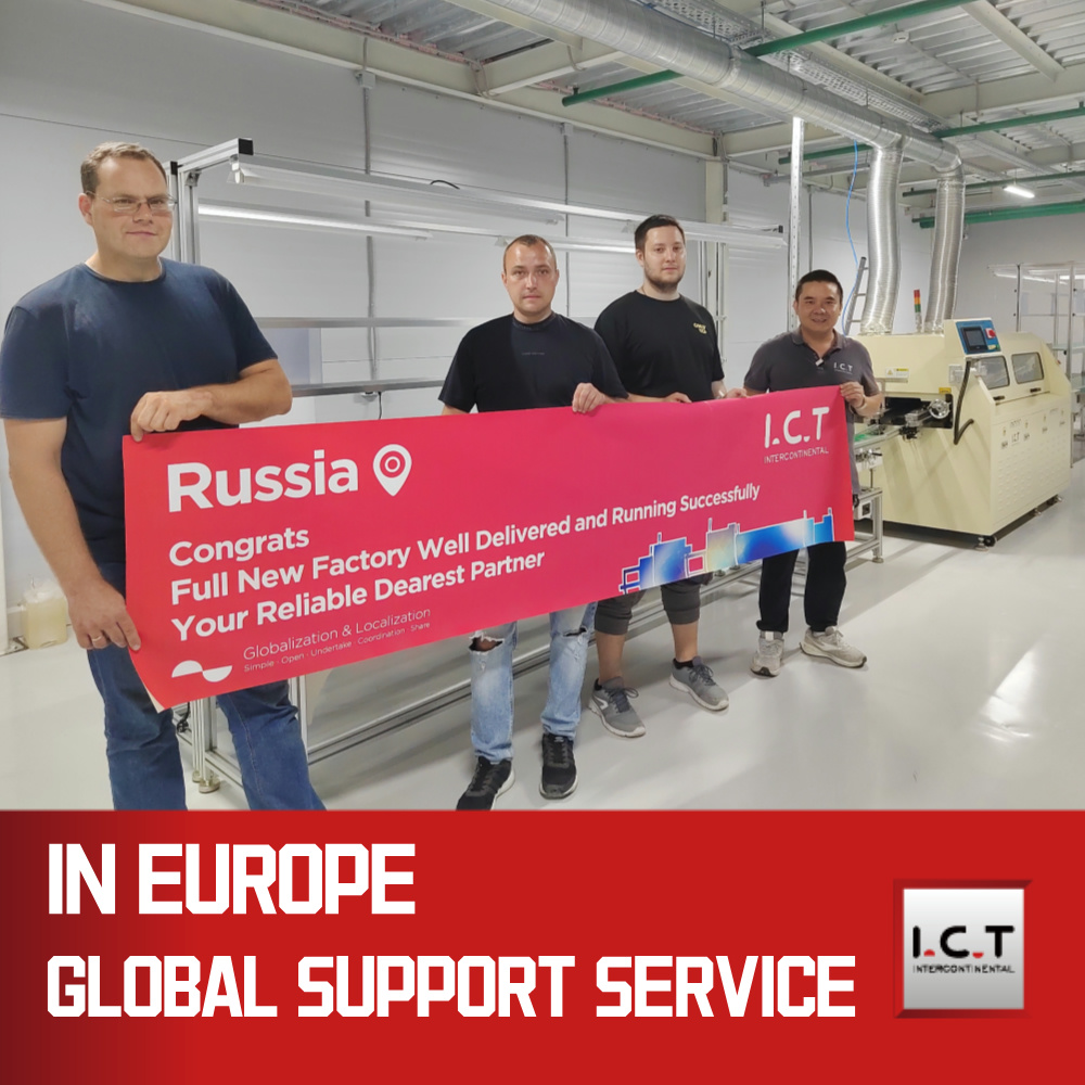 I.C.T | Машина для пайки волной без свинца с двойной платформой для Iphone