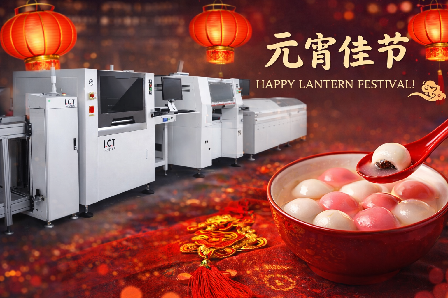 Счастливый фестиваль фонарей