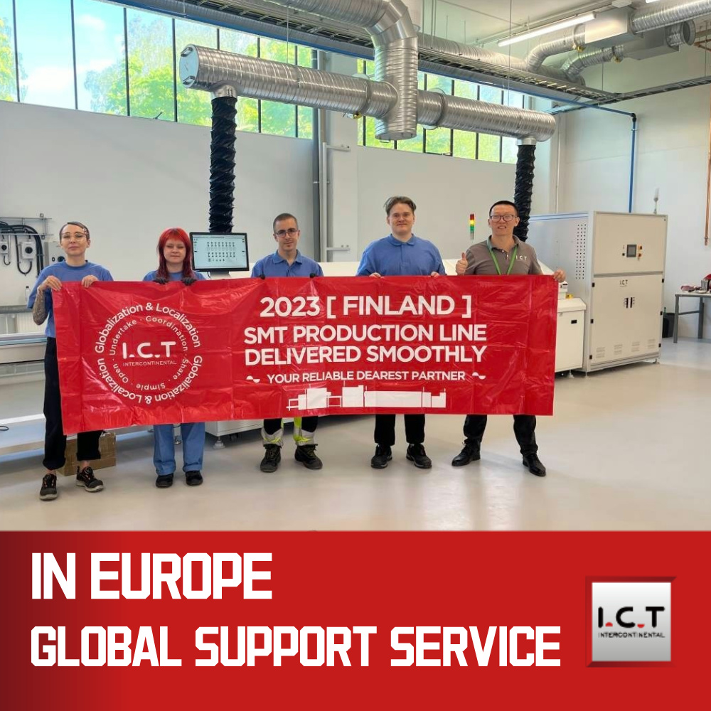 I.C.T | SMT Line Standard Автоматическая паяльная паста трафарет Распылительная печатная машина