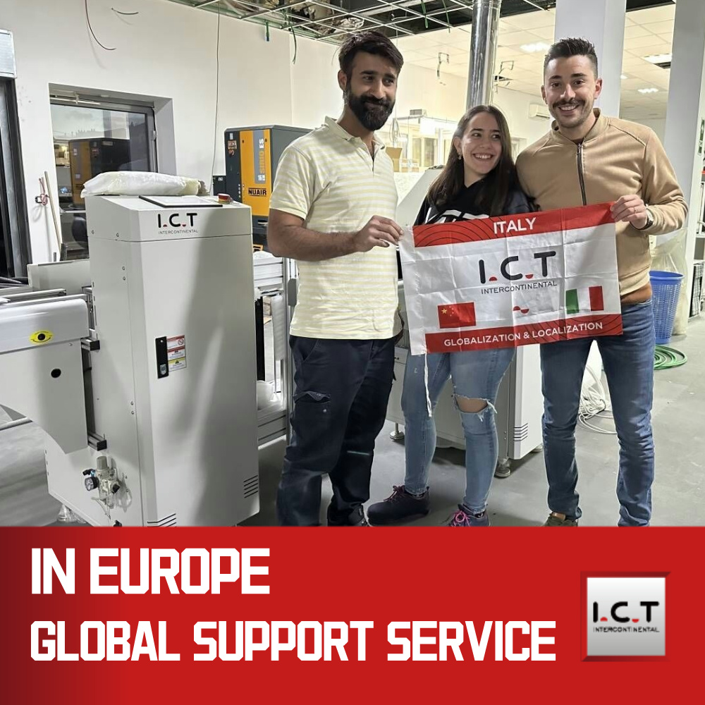 I.C.T | PCB Стек Конвейер загрузчик для производства полупроводников