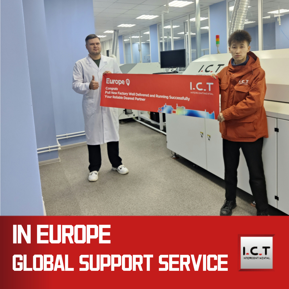 I.C.T | 10-зонный захват и установка соляки SMT Машина LED Духовка