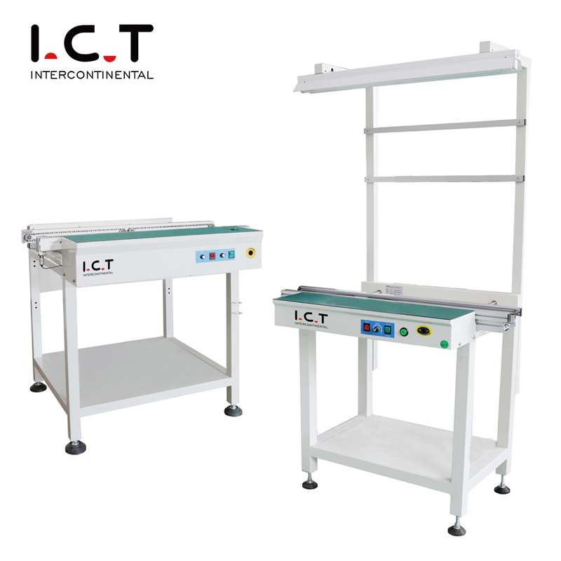 I.C.T |Автоматический Smt 500M конвейер для электронной передачи печатной платы конвейер Таблица
