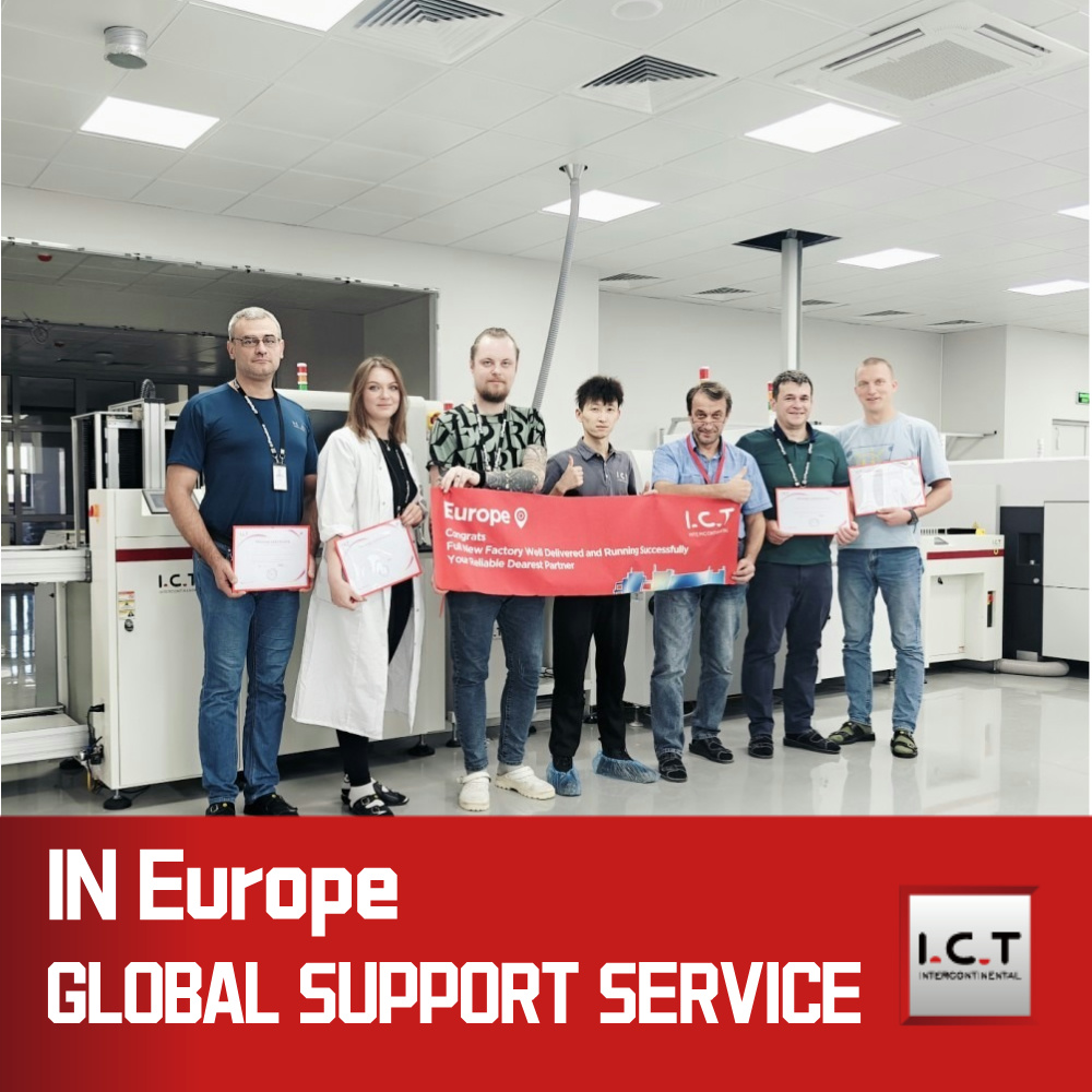 I.C.T-5151 | Паяльная паста PCB SMT Машинный трафаретный принтер, полностью автоматический для LED