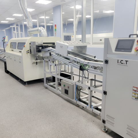 Мини-полуавтоматическая машина для пайки волной DIP со сквозным креплением PCB