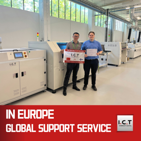 I.C.T | SMT Вакуумный конвейер для электронной PCB трансмиссии