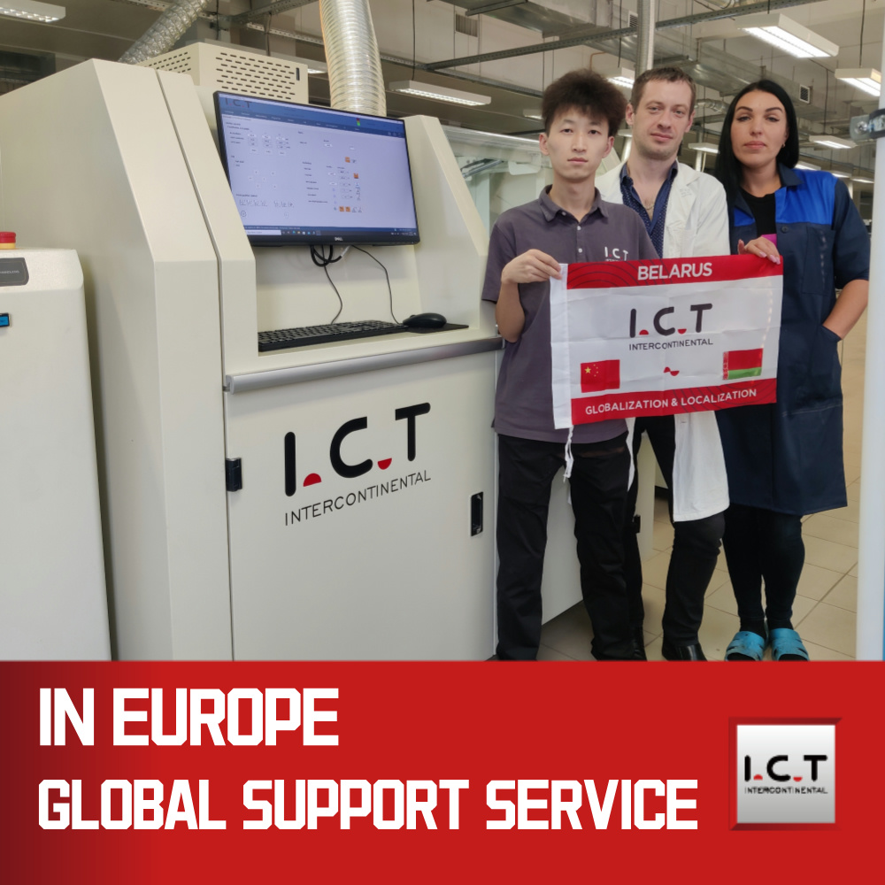 I.C.T | Настольный аппарат для селективной пайки THT Автономный аппарат для волновой пайки PCB