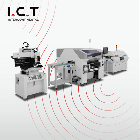 I.C.T |Полуавтоматическая Сборочная линия для печатных плат SMT SMD