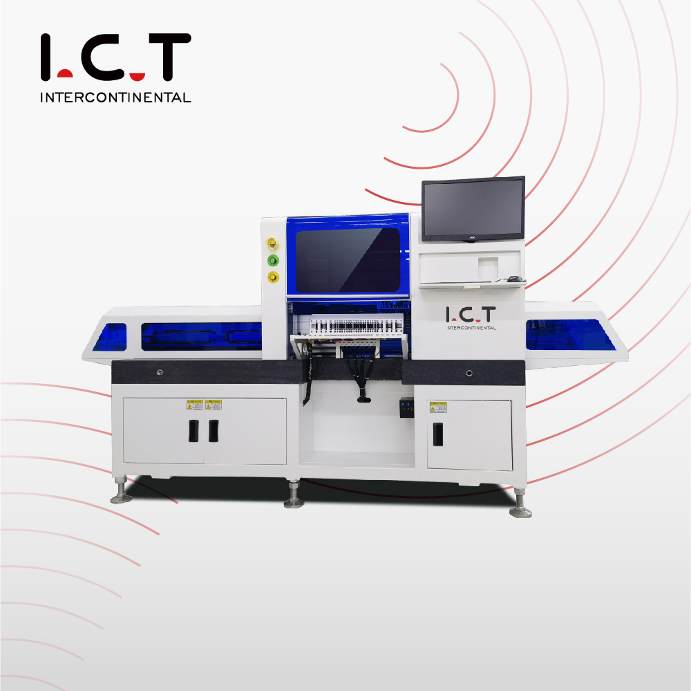 I.C.T |PCB Сборка SMT Выбор и SMD размещение Размещение больших компонентов станка