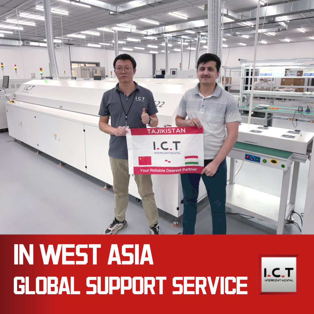 I.C.T | Экономически эффективная машина для сварки и пайки оплавлением SMT, 600 мм