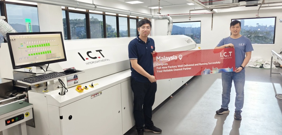 Установка и техническая поддержка SMT и DIP-линий в Малайзии