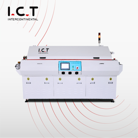 I.C.T-T8 |Горячий воздух 8 лотков электрическая конвекционная печь оплавления с высоким качеством