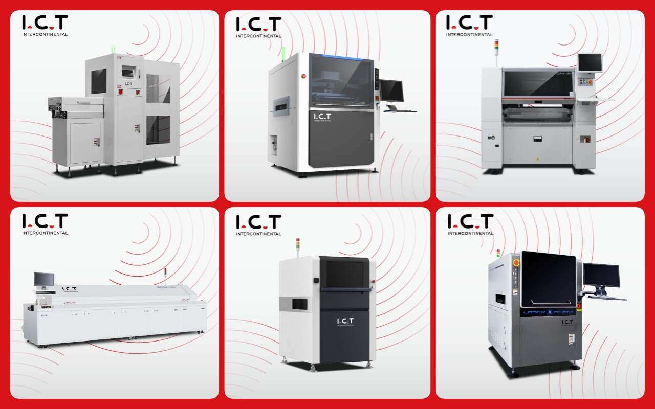 1 линия SMT с SMT машиной 01