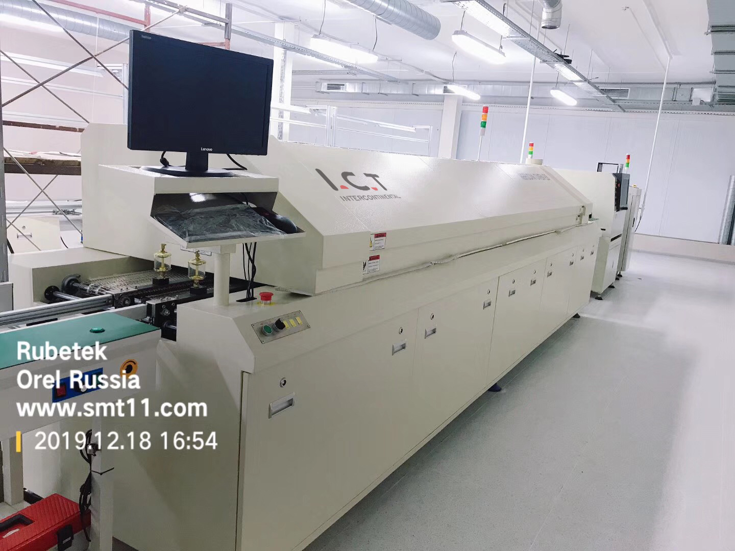 I.C.T Russia-SMT Line-Reflow Oven-AOI and PCB Unloader19.12.jpg