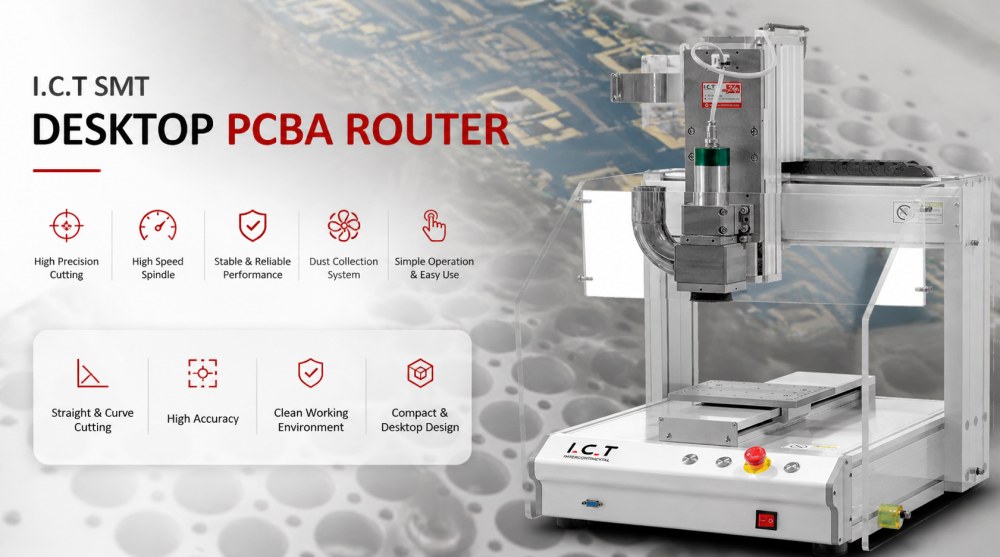 ICT Настольный маршрутизатор PCBA