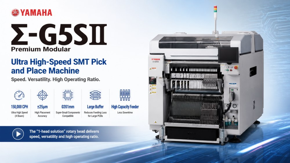 Yamaha Σ-G5SⅡ SMT Машина для захвата и размещения