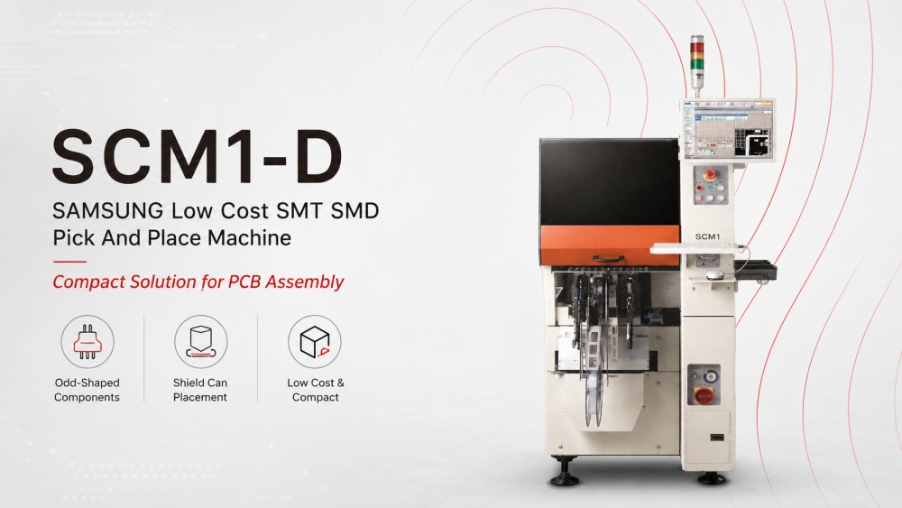 SCM1-D SAMSUNG Недорогая машина для захвата и размещения SMT SMD