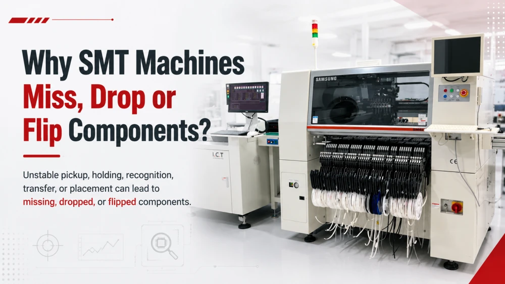 SMT Машины пропускают или переворачивают Components.webp